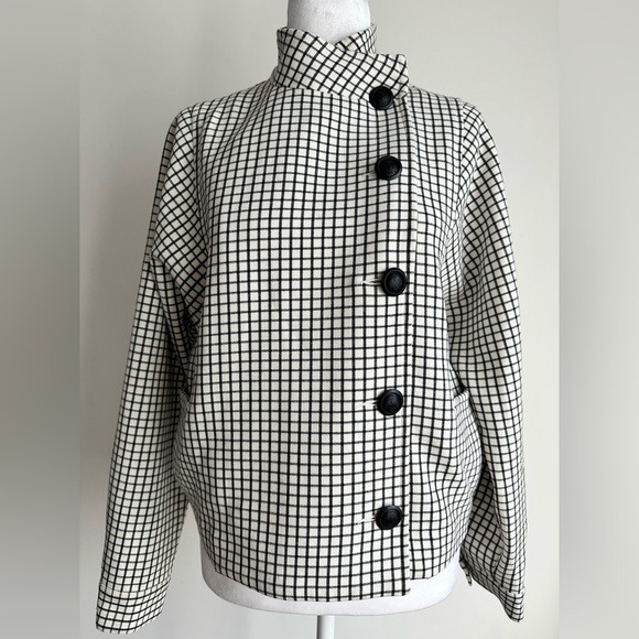CABI 3173 Windowpane Stretch Blazer Jacket Women’s Size Small - Picture 6 of 12